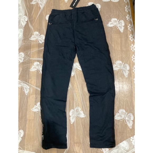 Homme + Femme Men's Slim Fit Track Jogger Sweatpants Joggers For Men Black White - Picture 6 of 13